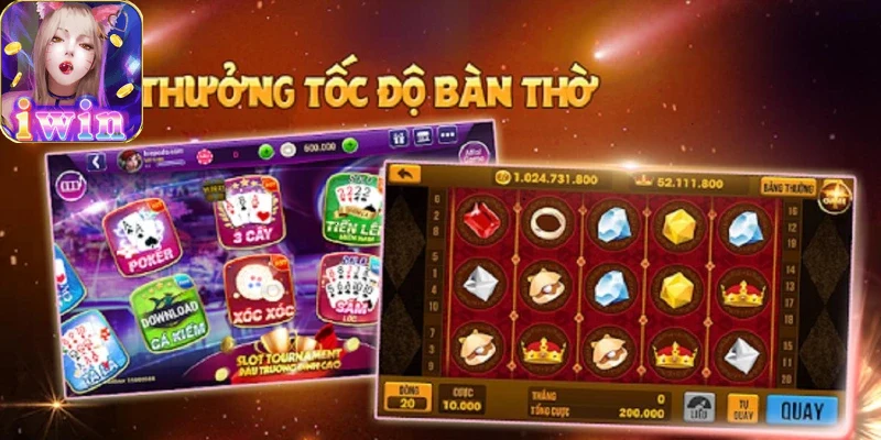 Hình ảnh người chơi trải nghiệm game bài đổi thưởng iwin68.